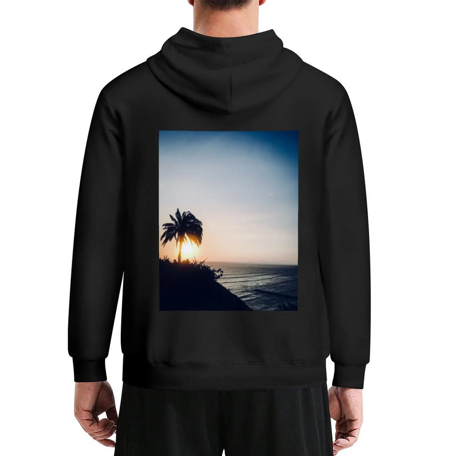 

Gorgeous Beach Sunset Hoodie anime clothing men's sweat-shirt korean clothes men's autumn clothes tracksuit men