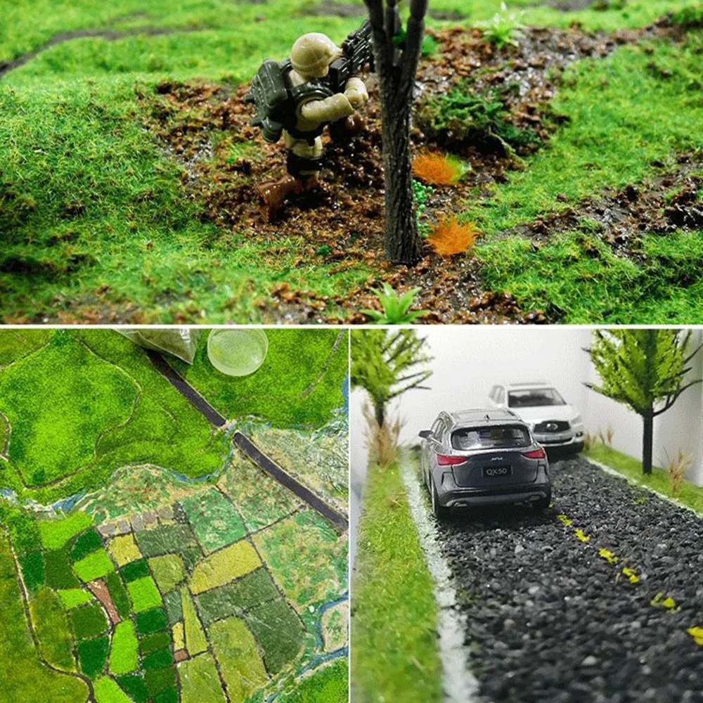 30G/Bag Tree Powder Mini 3MM Static Grass Flocking Foliage HO Scale Railway Train Landscape Military Scene Sand Table Layout