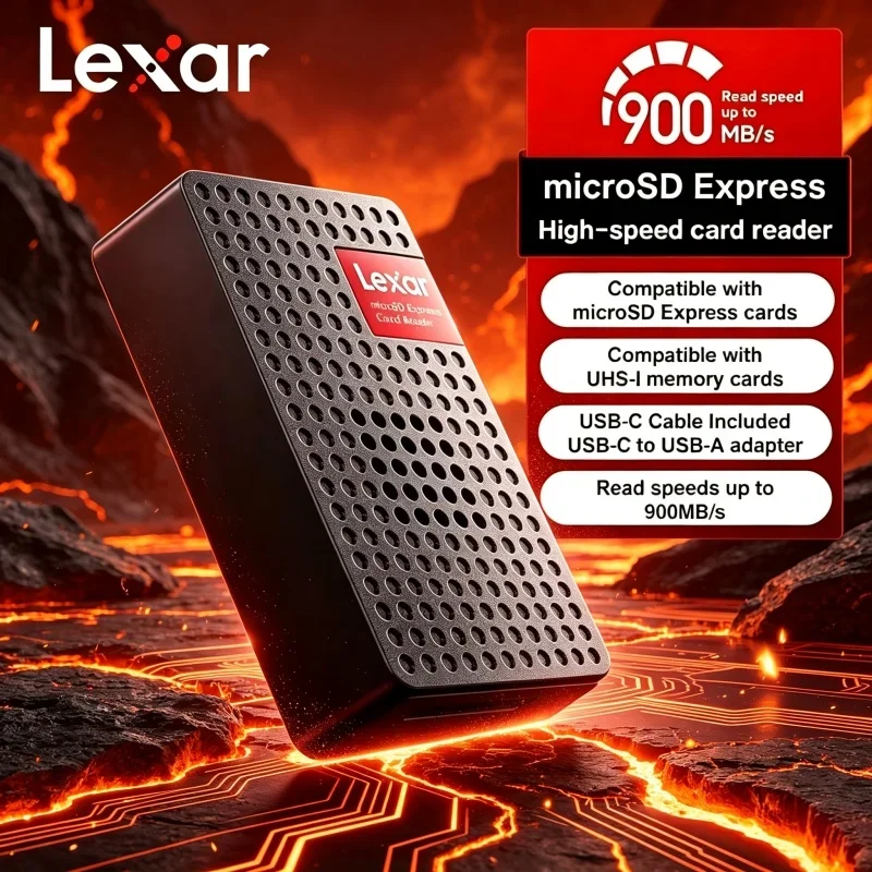lector-de-tarjetas-microsd-express-de-lexar-con-conexion-usb-c-velocidad-de-lectura-de-900-mb-s-y-adaptador-usb-c-a-usb-a-para-tarjetas-de-memoria-microsd-uhs-i