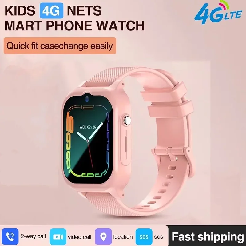 

Новые 4G умные часы для видеозвонков, детские SOS GPS, WIFI LBS, местоположение, детские часы для телефона, водонепроницаемые часы с камерой, монитор, детские умные часы