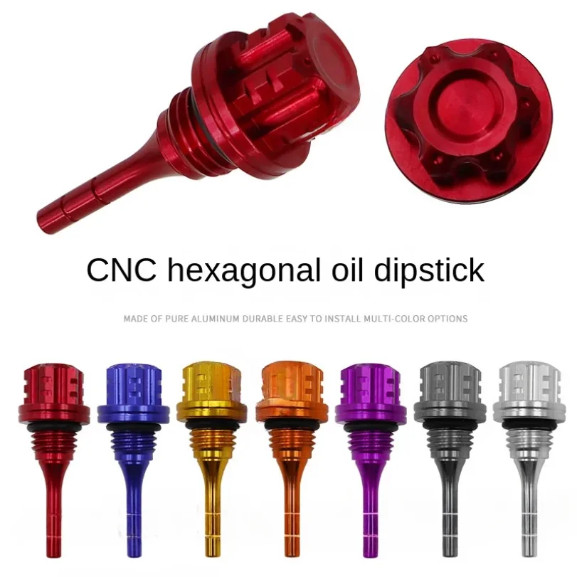 

1pcs Motorcycle Engine Oil Dipstick Filler Cap Plug CNC Aluminum Alloy Motorcycle Accessories for GY6 BWS 125CC