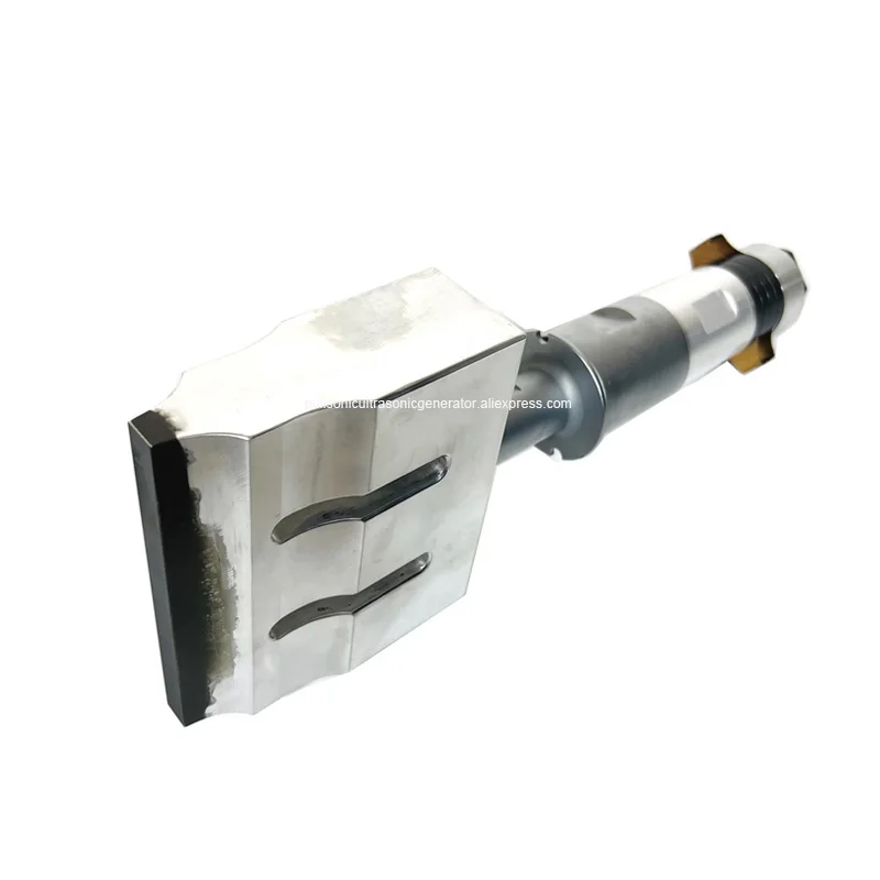 

Durable 150*12mm Titanium Ultrasonic Horn and 20KHz 2000W Ultrasonic Transducer for Disposable Cup Sealing System