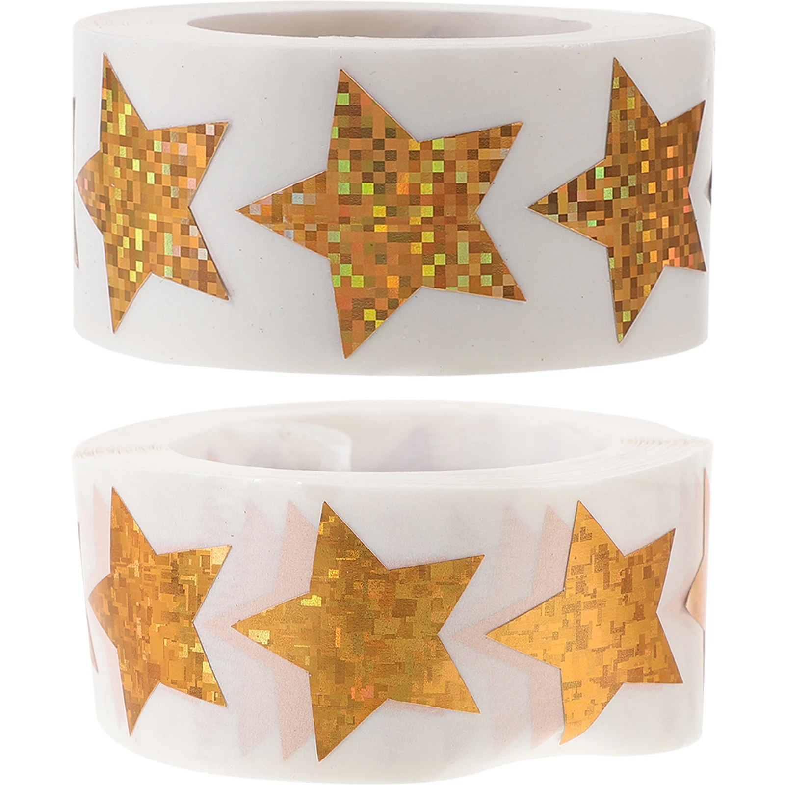 

2 Rolls Diary Sticker Star Stickers Holographic DIY Craft Decor Scrapbook Photo Album Cards Folder Label C-88 C-89