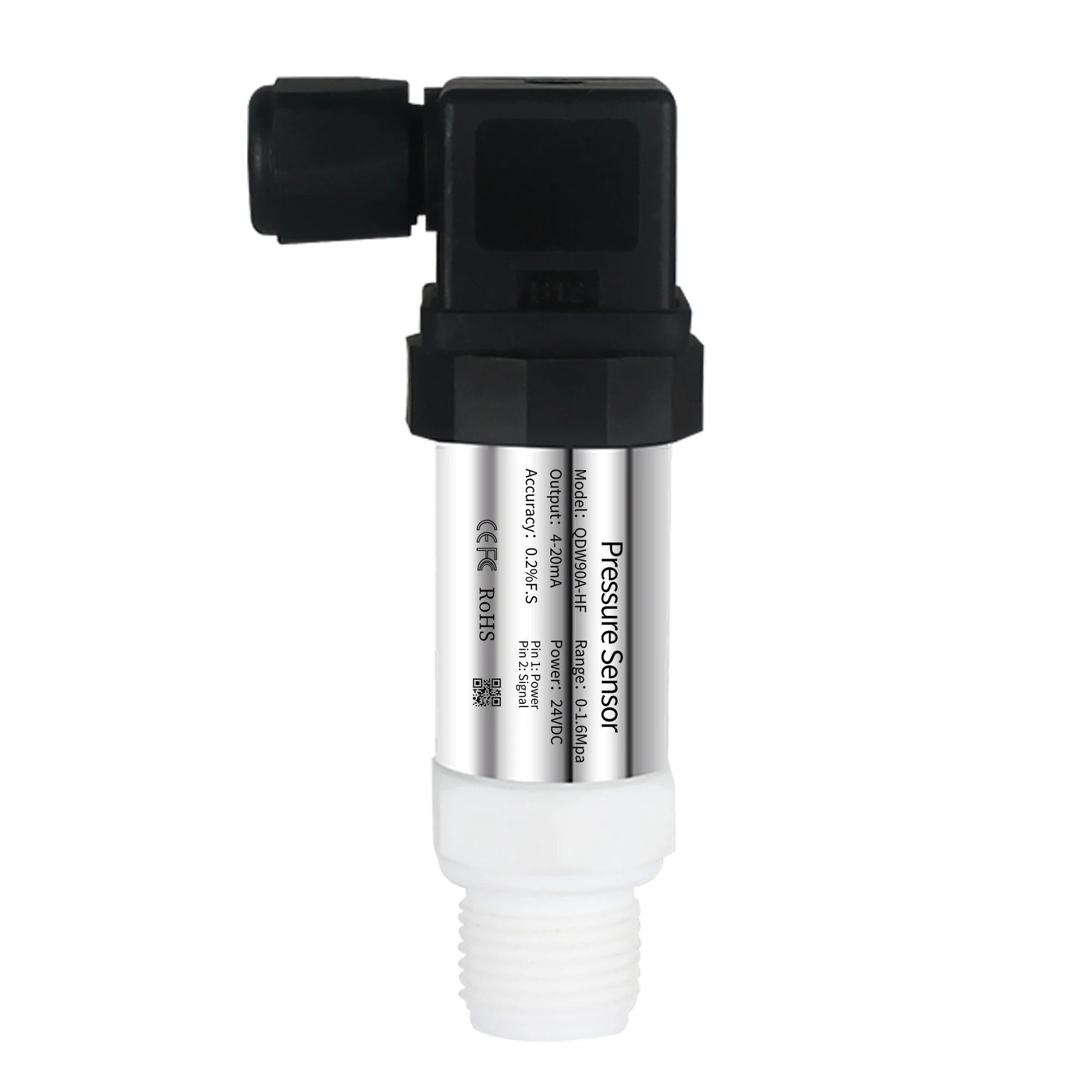 

0-10bar 0-16bar Acid And Alkali Resistant Hydrostatic Pressure Transmitter 4-20mA RS485 0-10V Water Oil Gas Air Pressure Sensor
