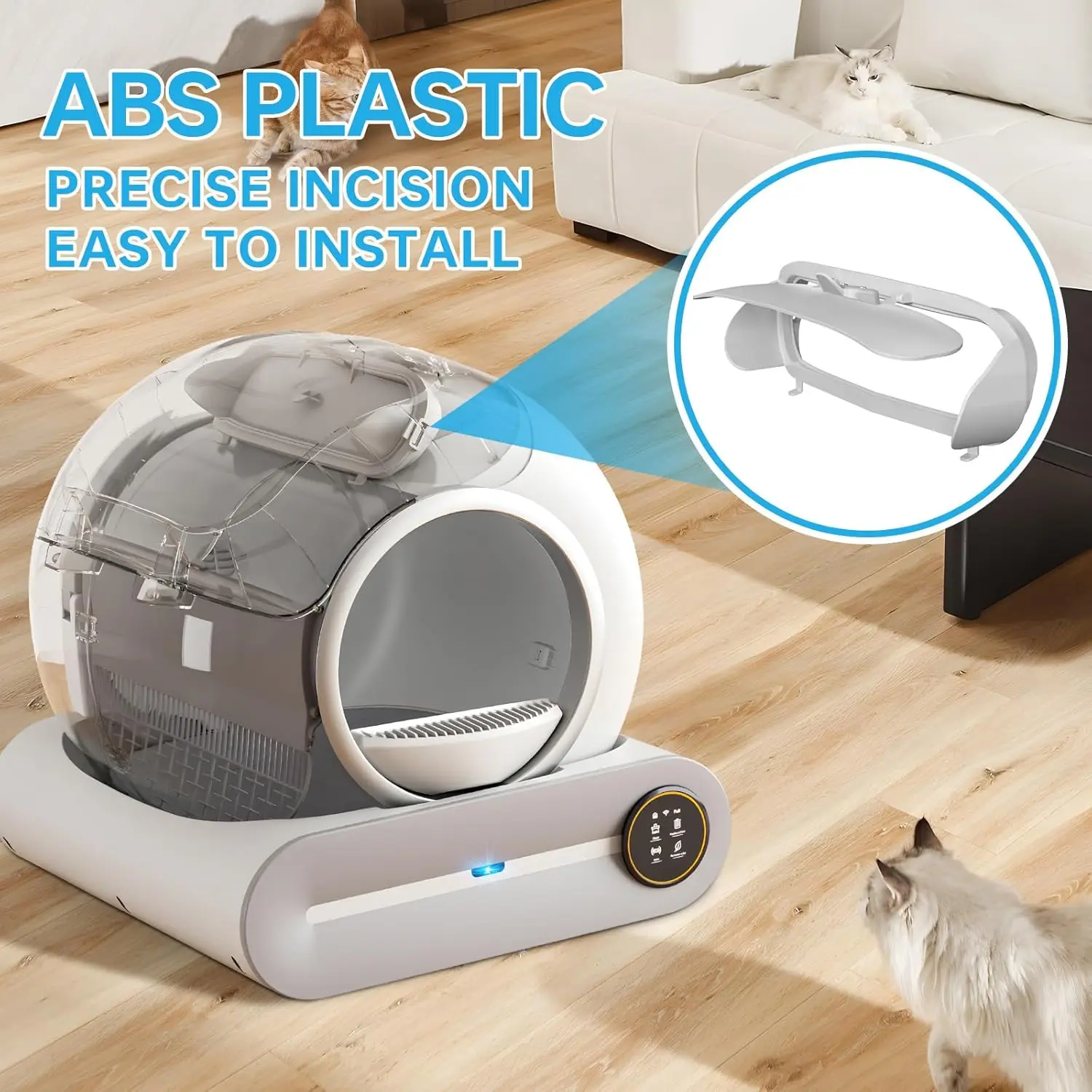 TONEPIE Automatische Katzentoilette Zubehr Abfalleimer-Tr Ersatzteile fr  Selbstreinigende Toilette Ersatzteil Katzenbedarf - AliExpress 15