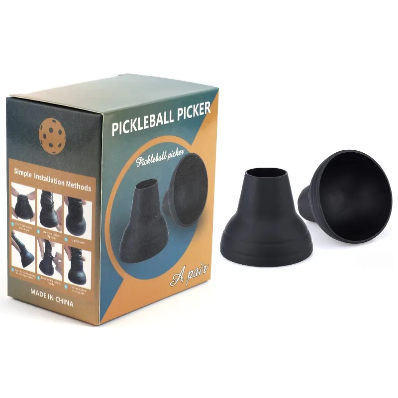 2 قطعة منتقي كرة البيسبول يناسب جميع المجاذيف القياسية قبضة المجداف سهلة التركيب بمجاذيف كرة المخلل سيليكون مضرب الرياضة