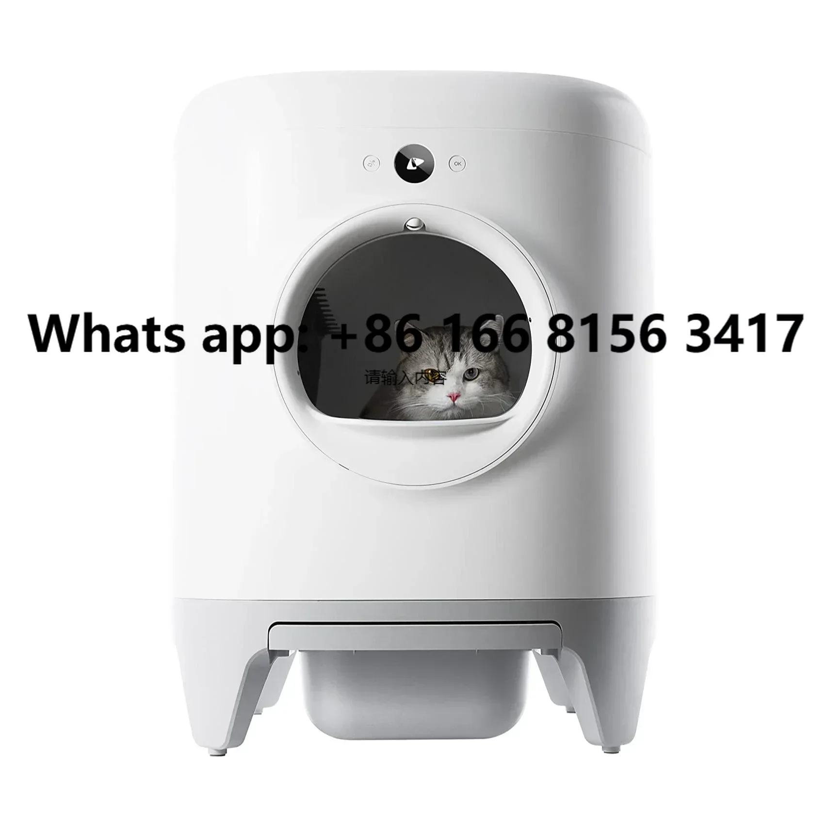 Pet Cleaning Smart Automatic Cat Lit-ter Box App Control Smart Self cleaning Cat Toilet