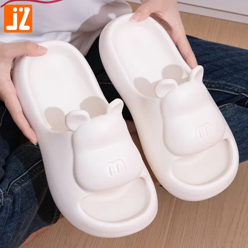 Female New Indoor Home Bathroom Slippers Non slip Personalized Odor Resistant Slippers Male