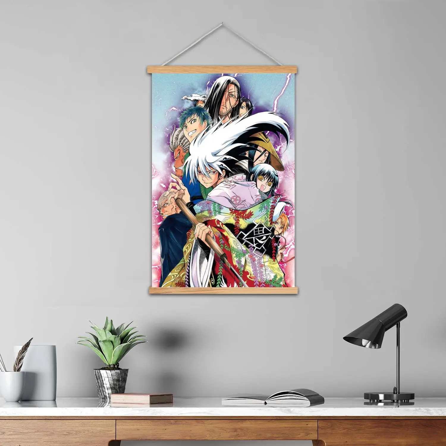 nura manga Framed Wall Painting Canvas Art Poster and Wall Art,  Modern Family Bedroom Decor, Posters,Decorative painting