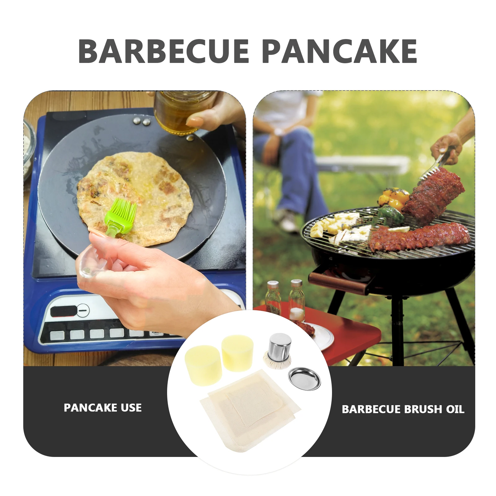 

Pancake Grease Brush Oil for Cooking Cloth Kitchen Multifunctional Replace Fabric Home