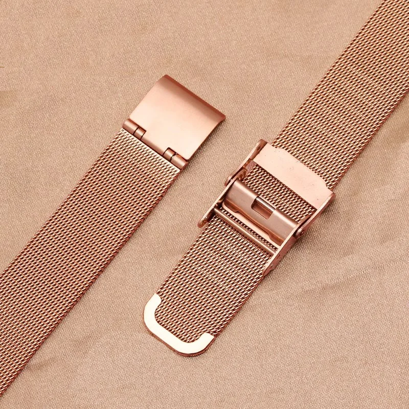 For DW Watch Steel Band Mesh Strap for Daniel Wellington Watch Band Metal Ultra-thin Universal Stainless Steel Bracelet 10-22 mm