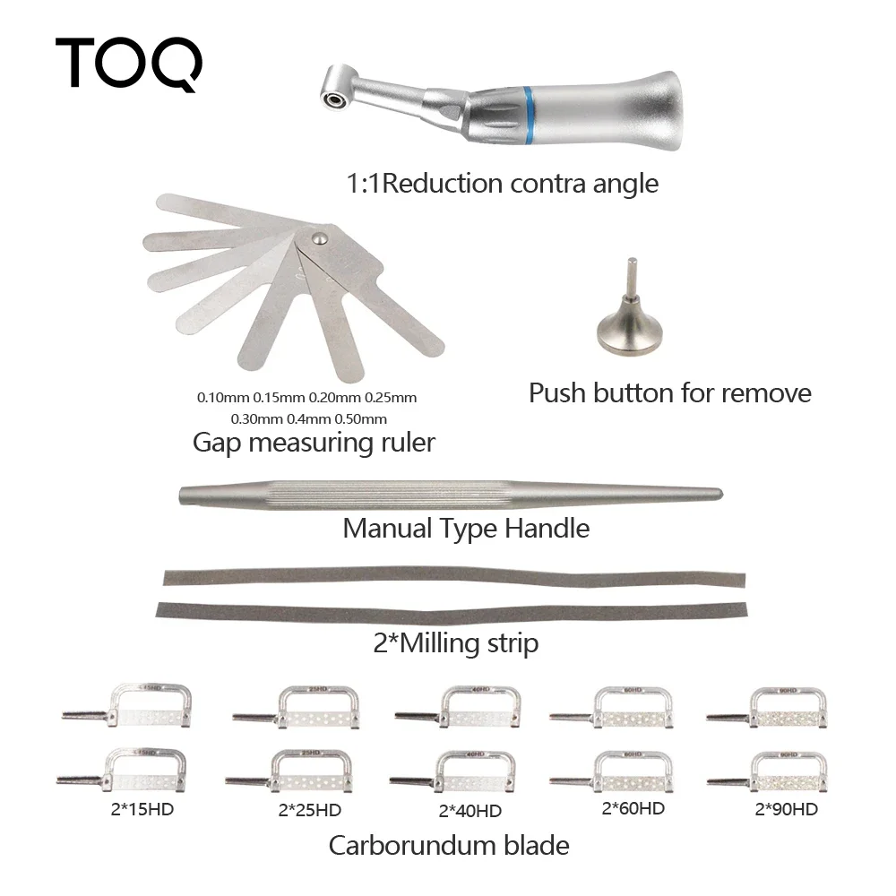 Dental chair electric micromotor 1:1 reduction interproximal stripping handpiece orthodontics tooth instruments