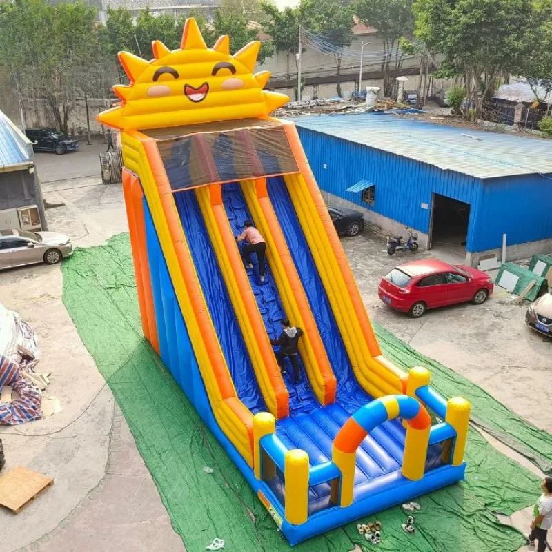 Toboggan gonflable géant