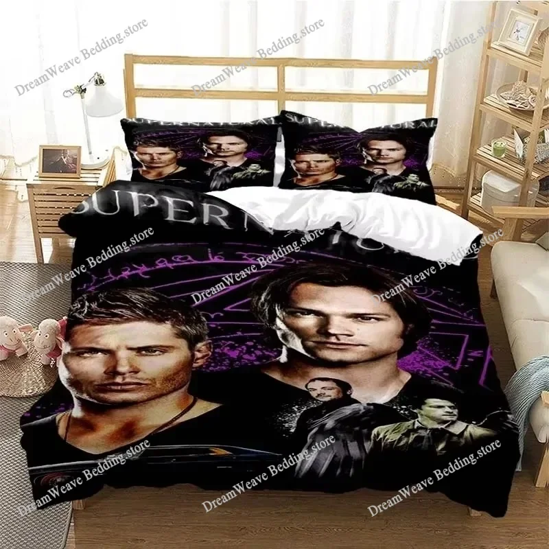 

Supernatural 3D Printed Duvet Cover Set Twin Full Queen King Size Bedding Set Bed Linens Comforter Bedding Sets Luxury Gift