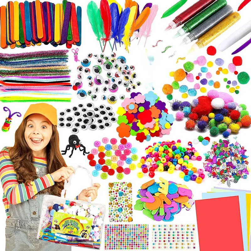 Creativity Diy Handmade Craft Decorations Parent-child Educational Craft Material Paper Painting Kindergarten Craft Toys New