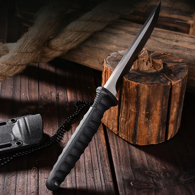 Outdoors Camping Non Foldable Knife Portable Survival Military Tactical Pocket Knives for Fishing Multi Functional Cutting Tool