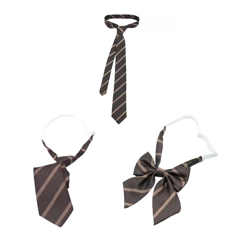 

Bow Necktie Uniform Ties For Men Long Necktie JK Uniform Tie Pre-tie Bow Ties