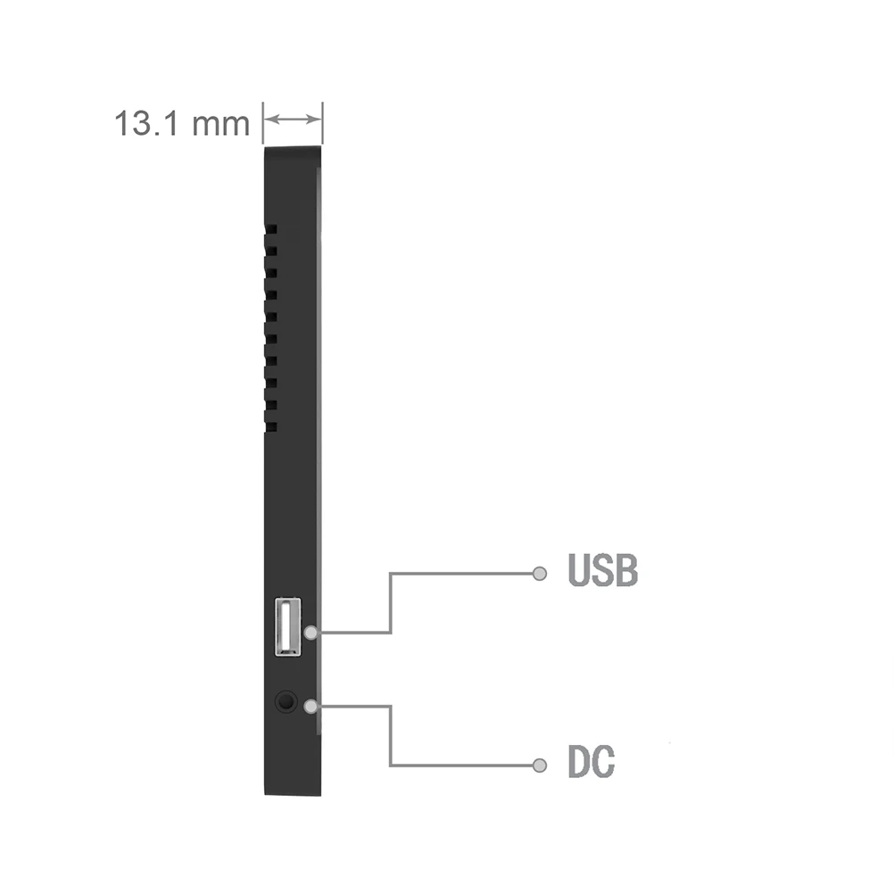 

Digital Alarm Clock Temperature Humidity Display Large Screen LED Nightstand USB Charging Multifunctional Desk Clock Simple