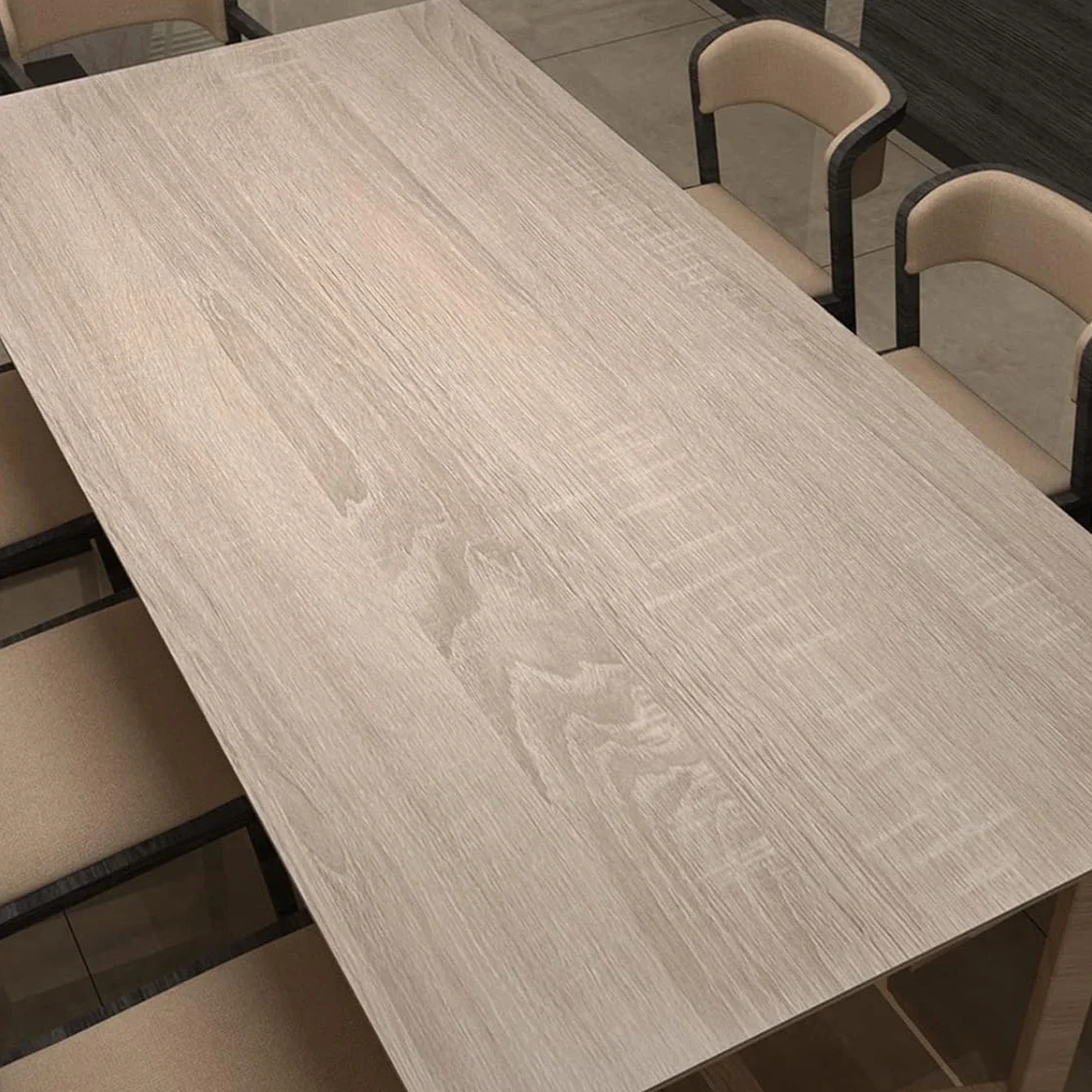 PVC Wood Grain Stickers for Furniture, Waterproof Self Adhesive Wallpaper Peel and Stick Home Decor Wall Papers Wardrobe Table