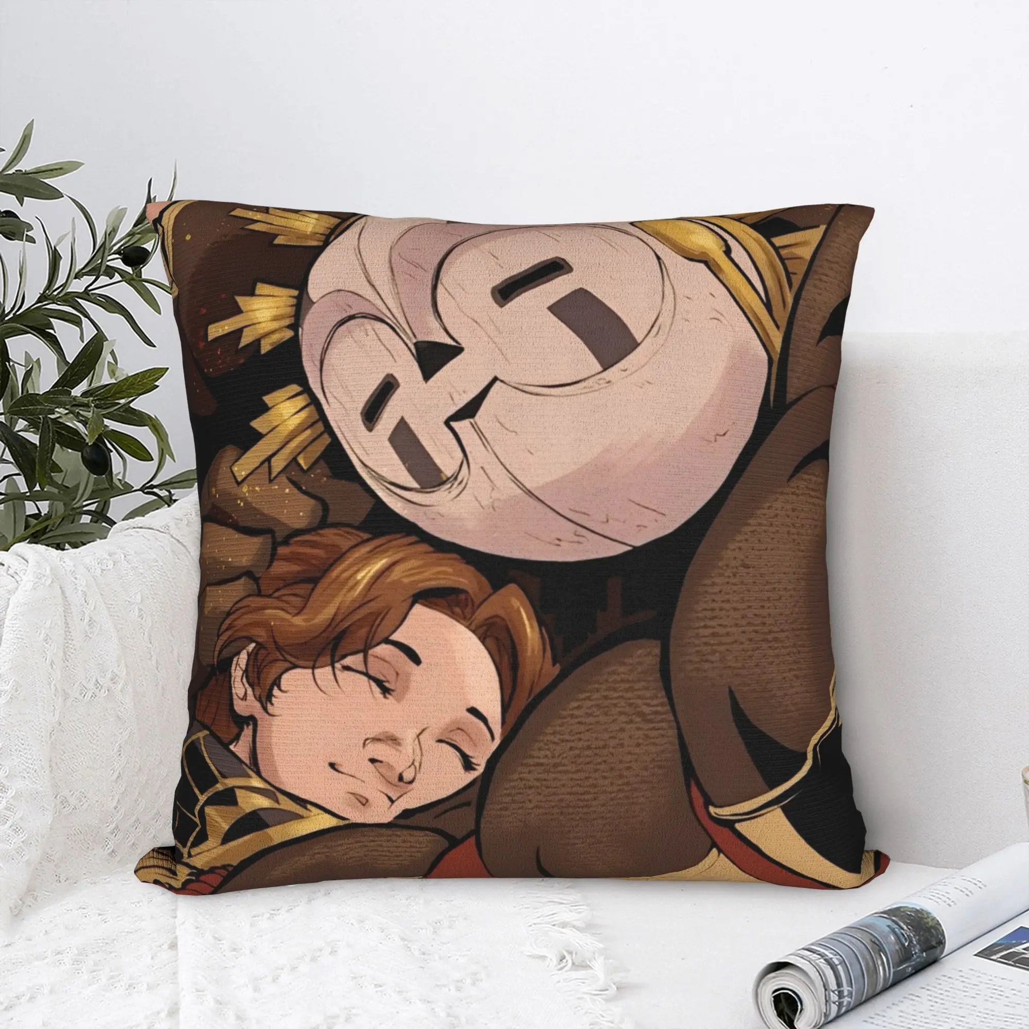 Printed Clair Obscur Expedition 33 Esquie Pillowcase Polyester Cushion Cover Gift Video Game Pillow Case Cover Zipper 40X40cm