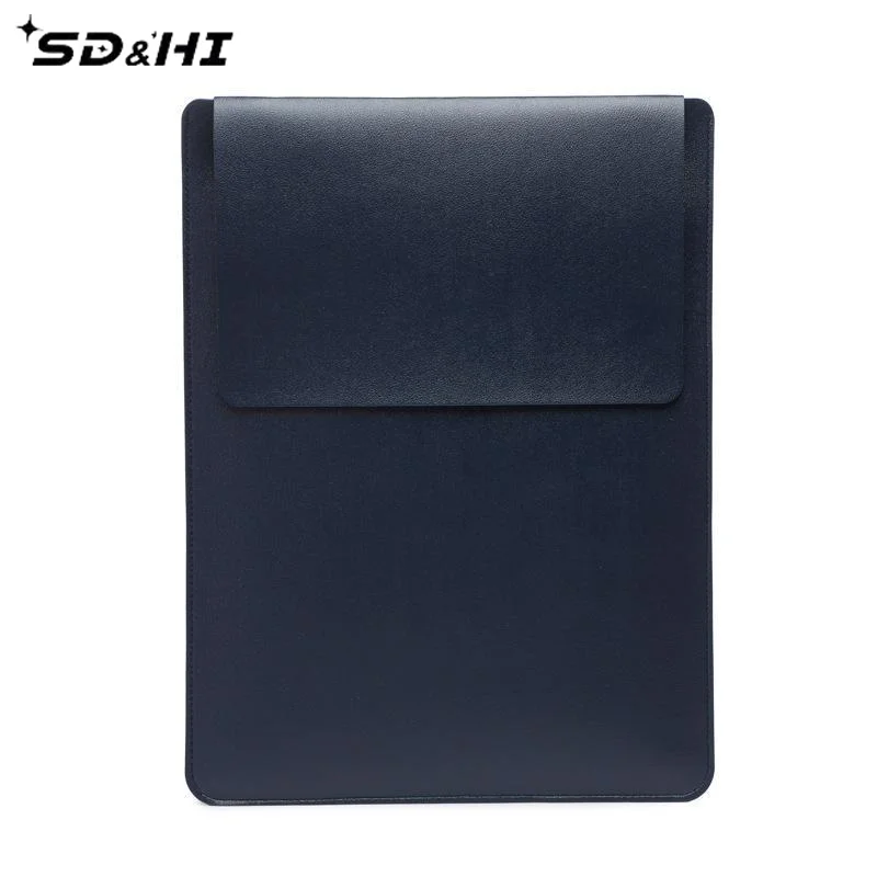 Multifunctional PU Leather Laptop Sleeve Waterproof Bag For Laptops Tablets Notebook Sleeve Bag