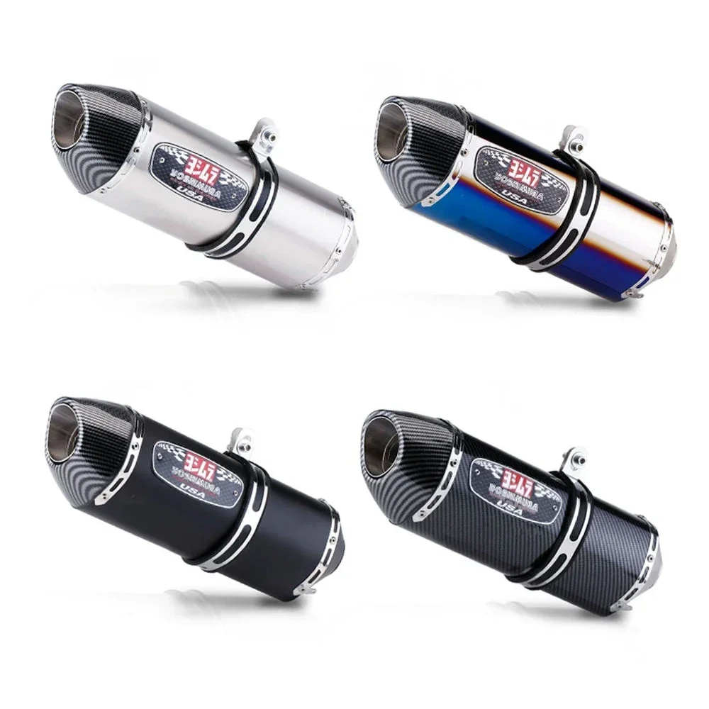 

Universal Motorcycle Exhaust Escape System 250SR Z900 GSX250R MT09 Modified Exhaust Pipe All Carbon Fiber