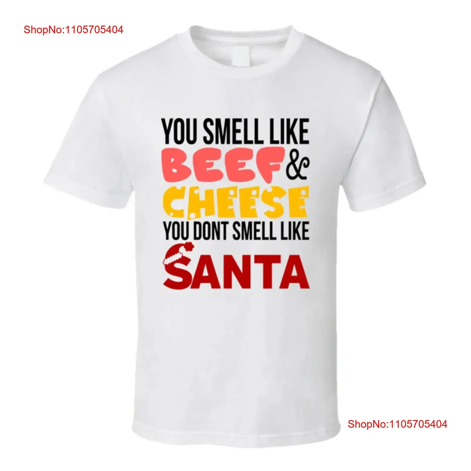 You Smell Like Beef And Cheese T Shirt Elf Inspired long or short sleeves vintage Washed fashion designer clothes