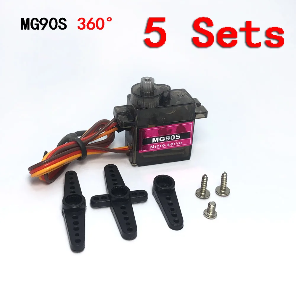 SG90 MG90S 9g Digitale Mini Micro Servo 180/360 Graden voor Rc Helikopter Vliegtuig Mini Boot Auto MG90 9G Trex 450 RC Robot