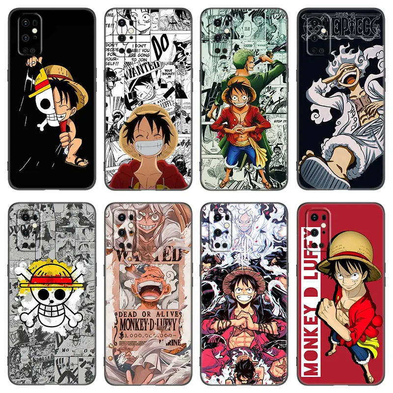 Anime Luffy Pirates King Phone Case For OnePlus 9 10 ACE 2V Pro 9RT 10T 10R 11R Nord CE 2 3 Lite N10 N20 N30 5G Black Cover