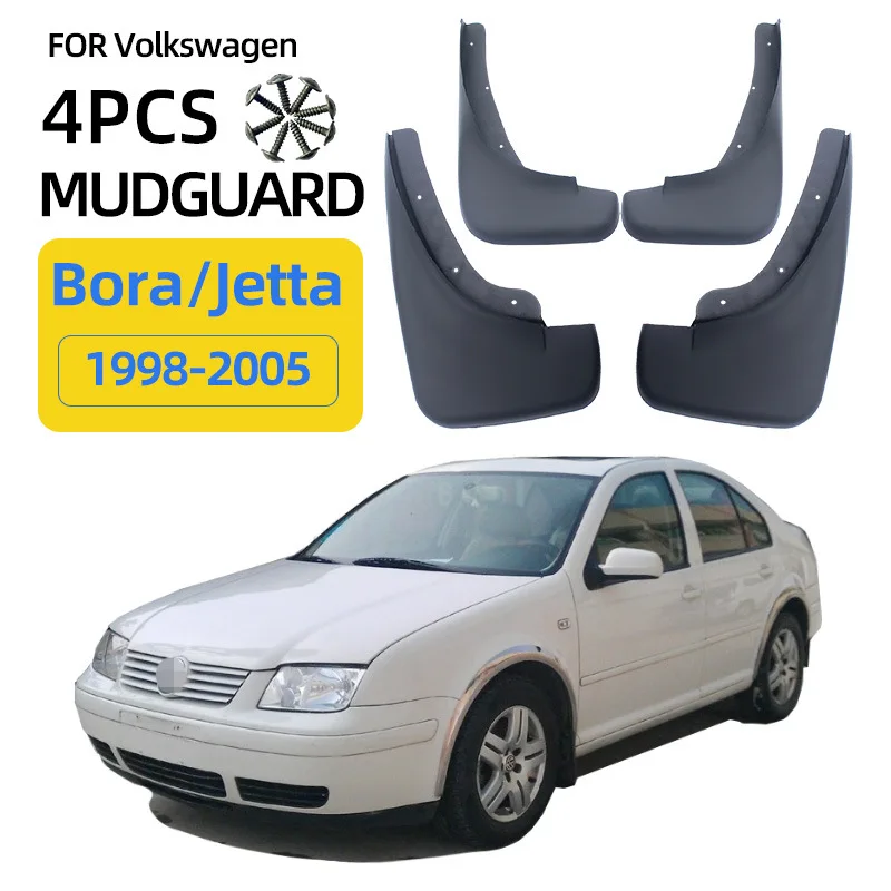 

For 1998-2005 Volkswagen Bora Volkswagen Jetta A4 mudguard Mudflaps Front Rear Flares Splash Guards Cover Car Accessoie