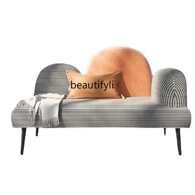 

LHY26 ss yj Simple Apartment Double Sofa Personality Sofa Nordic Style Clothing Store Small Sofa Bedroom