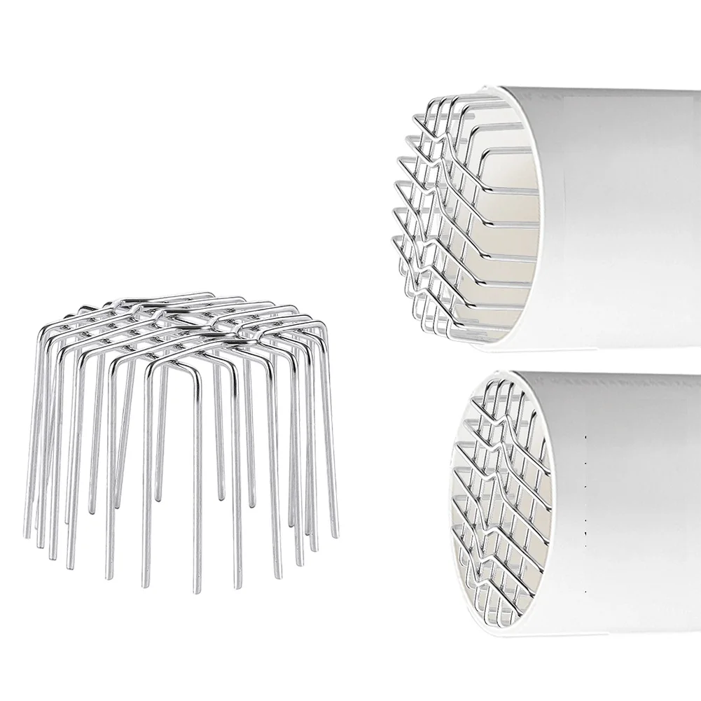 Stainless Steel Roof Drain Filter Anti-Clogging Downpipe Gutter Guard For 50mm-200mm Pipes Leaf Debris Screen For Outdoor Garden