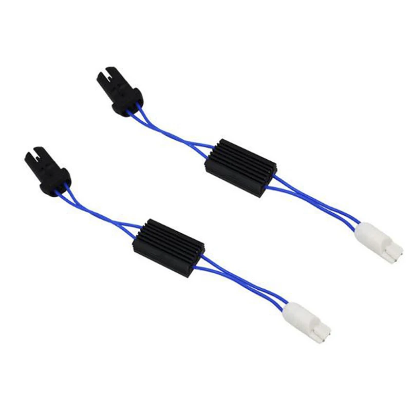 Hot 1pc T10 Canbus Cable 12V LED Warning Canceller Decoder 501 T 10 W5W 192 168 Car Lights NO Error Canbus OCB Load Resistor