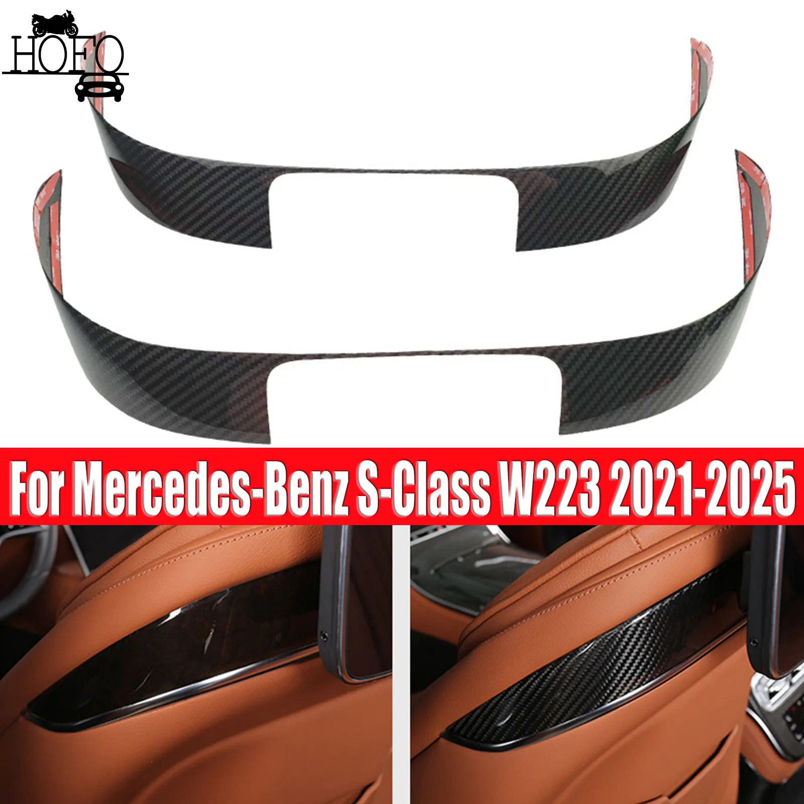 

For Mercedes-Benz S-Class W223 2021-2025 Seat Back Panel Trim