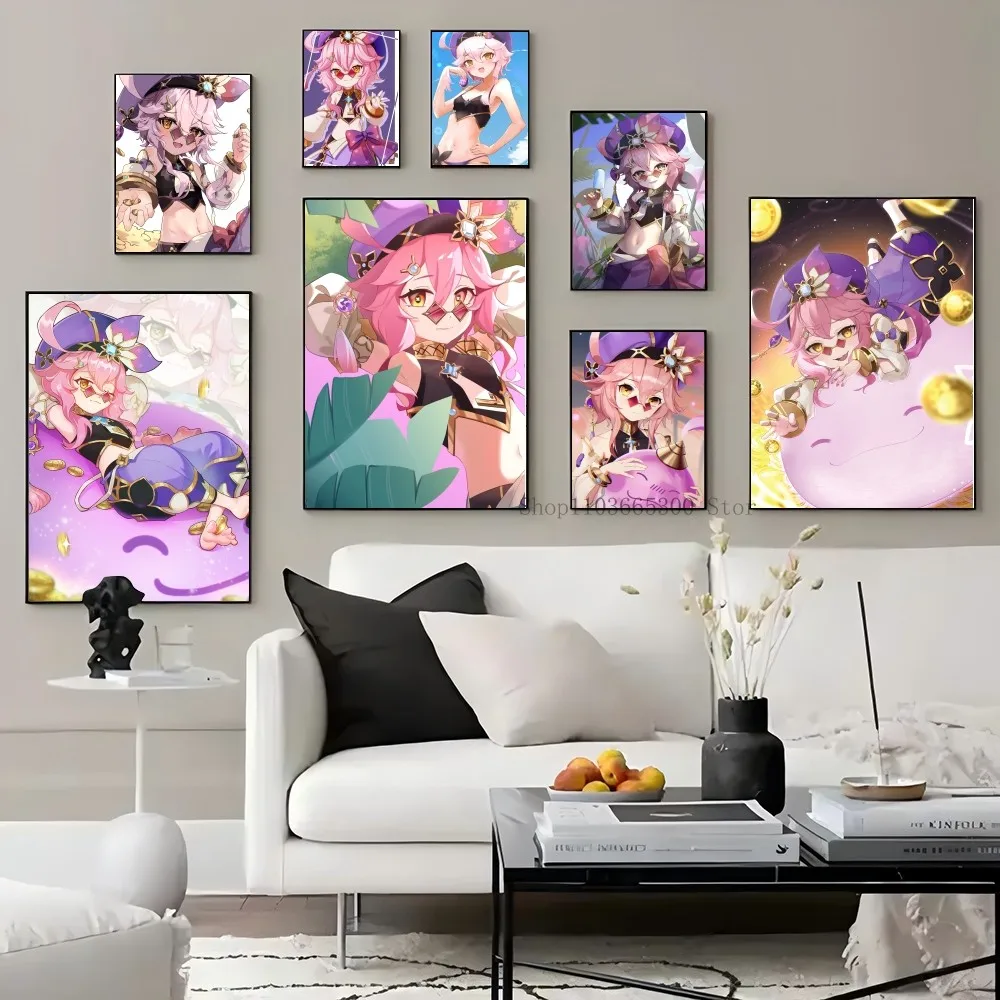 ملصق أنيمي Genshin impect Dori ، طباعة ورقية ، رسم فني ، غرفة معيشة ، غرفة نوم ، مدخل ، بار ، مطعم ، مقهى ، منزل ، لعبة ، 1 *