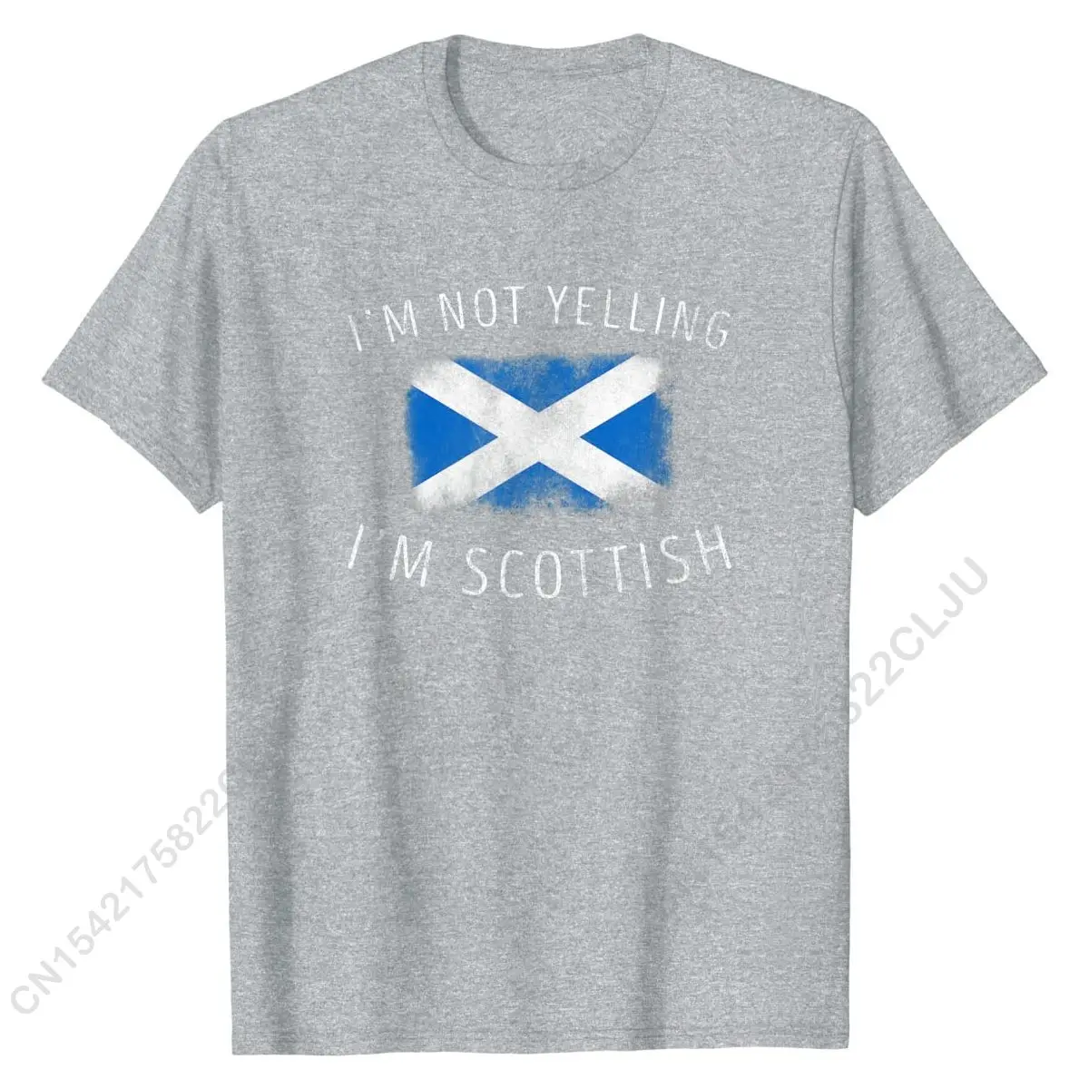 I'm Not Yelling, I'm Scottish - Funny Scotland Pride T-Shirt Prevalent Mens T Shirts Normal Tops Shirts Cotton Birthday