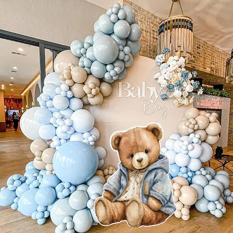 18/24/36inch Teddy Bear Foam Baord We Can Bearly Wait Baby Shower Party DIY Decor Backdrop Baby Shower Birthday Party Cutouts