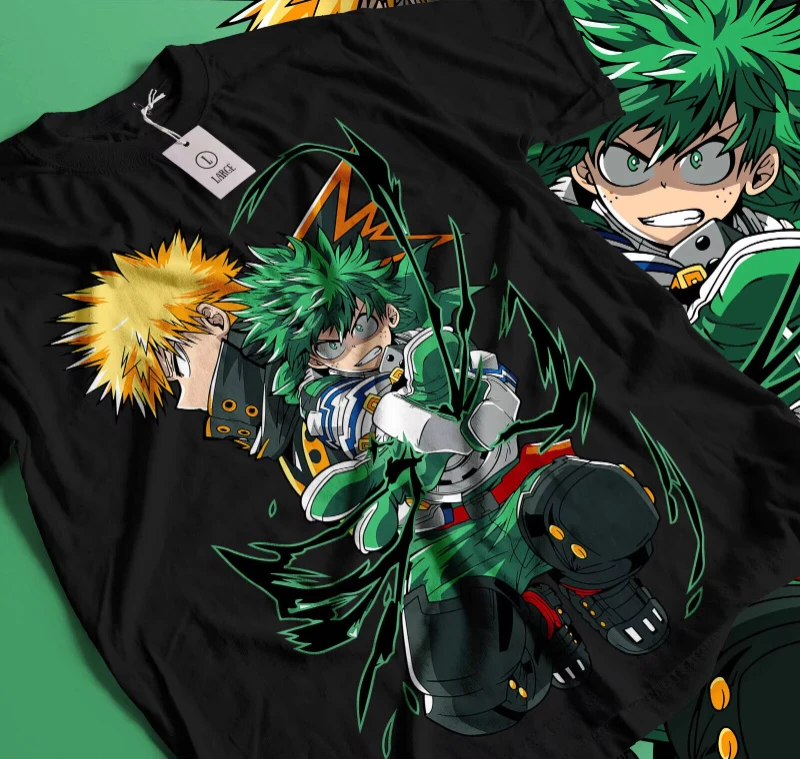 

Summer Hot Sale Toku T-shirt Bakugo Katsuki All Possible Boku No Hero Academy Katsuki Midoriya 150