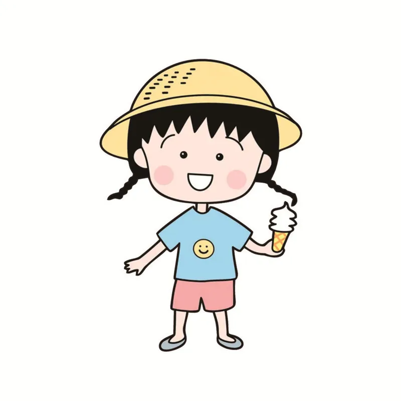 Kawaii Chibi Maruko-chan Keychain Cartoon Backpack Pendant Decoration Anime Jewelry Children Birthday Gift Pendant Wholesale