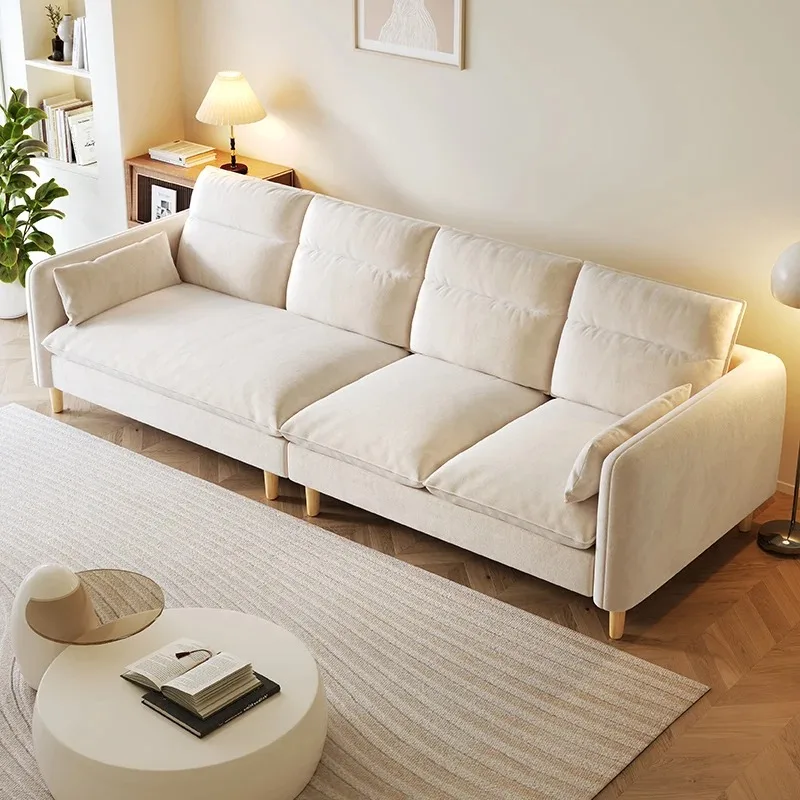 Beige Aesthetic Living Room Couch Designer Girly Nordic Bedroom Office Sofas Recliner 2 Seater Banken Woonkamer Furniture Home