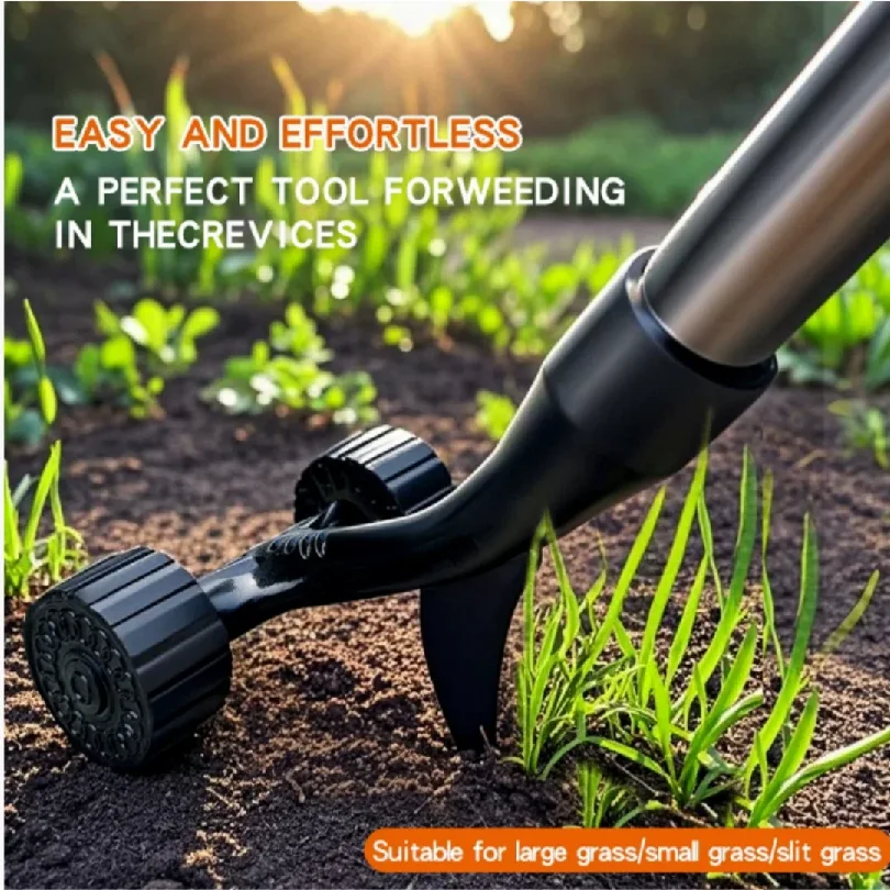 Roller Type Weed Puller Tool Weeding Head Replacement Manual Weed Remover Plastic Claw Weeder Root Remover Hand Tool For Outdoor