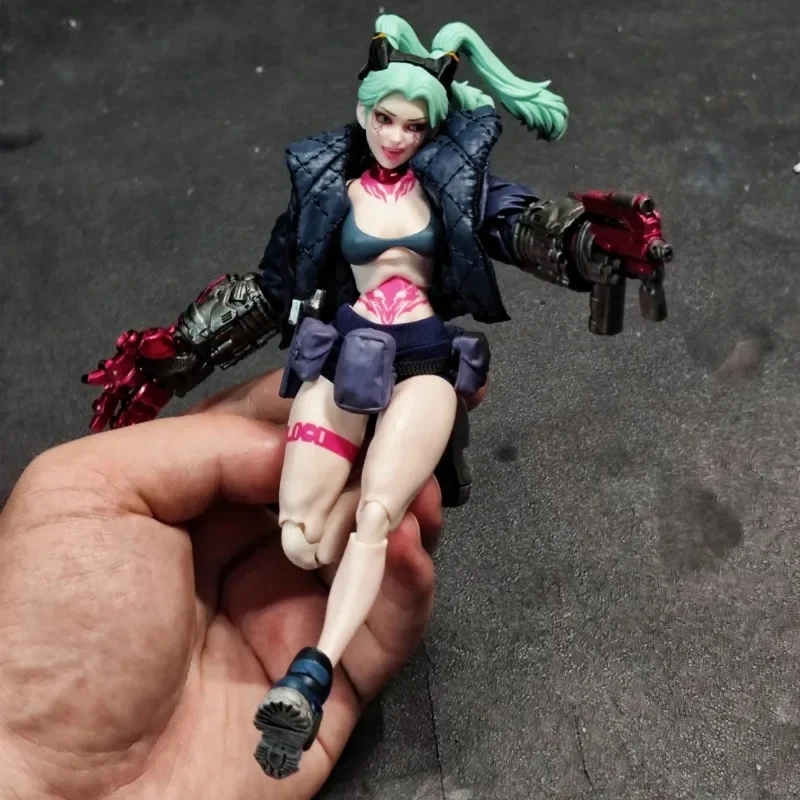 In Stock Romankey X COWL 1/12 Scale Battle Female Soldier Gun Girl Jessica 6'' Full Set Cyberpunk Action Figure Model Toys Gifts