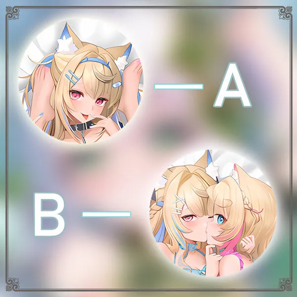 

Fuwawa Mococo Anime Game Dakimakura Hing Body PillowCase Cushion Otaku Bed Linings Xmas