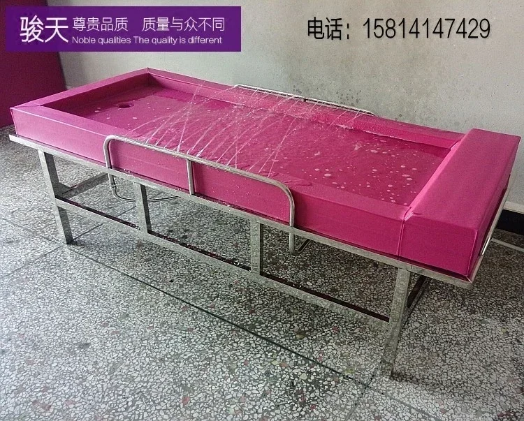 Special water bed for bathing, massage, and sauna