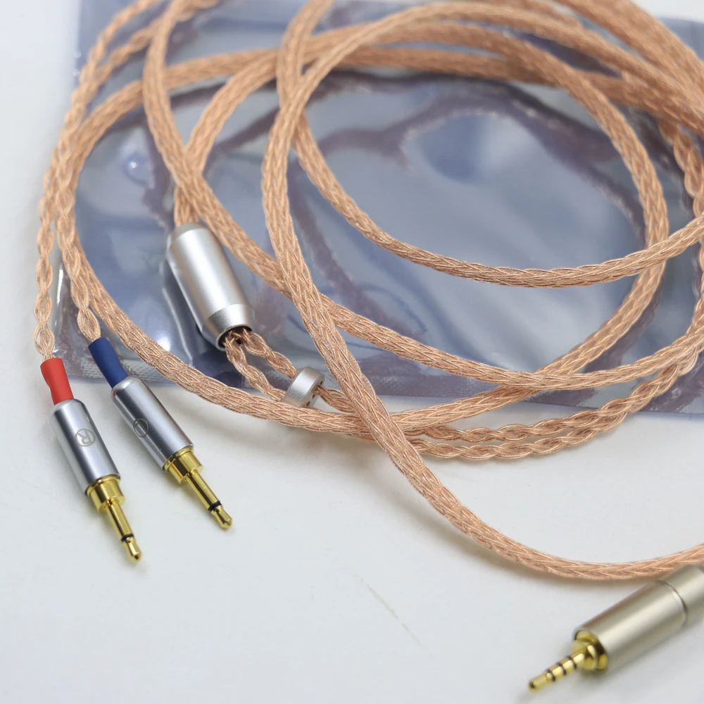 16 Core เดี่ยวคริสตัลทองแดงสายหูฟังสําหรับ Sonus Faber PRYMA Sivga Oriole SV021 1 เพิ่มเติม H1707 Monolith M1060C