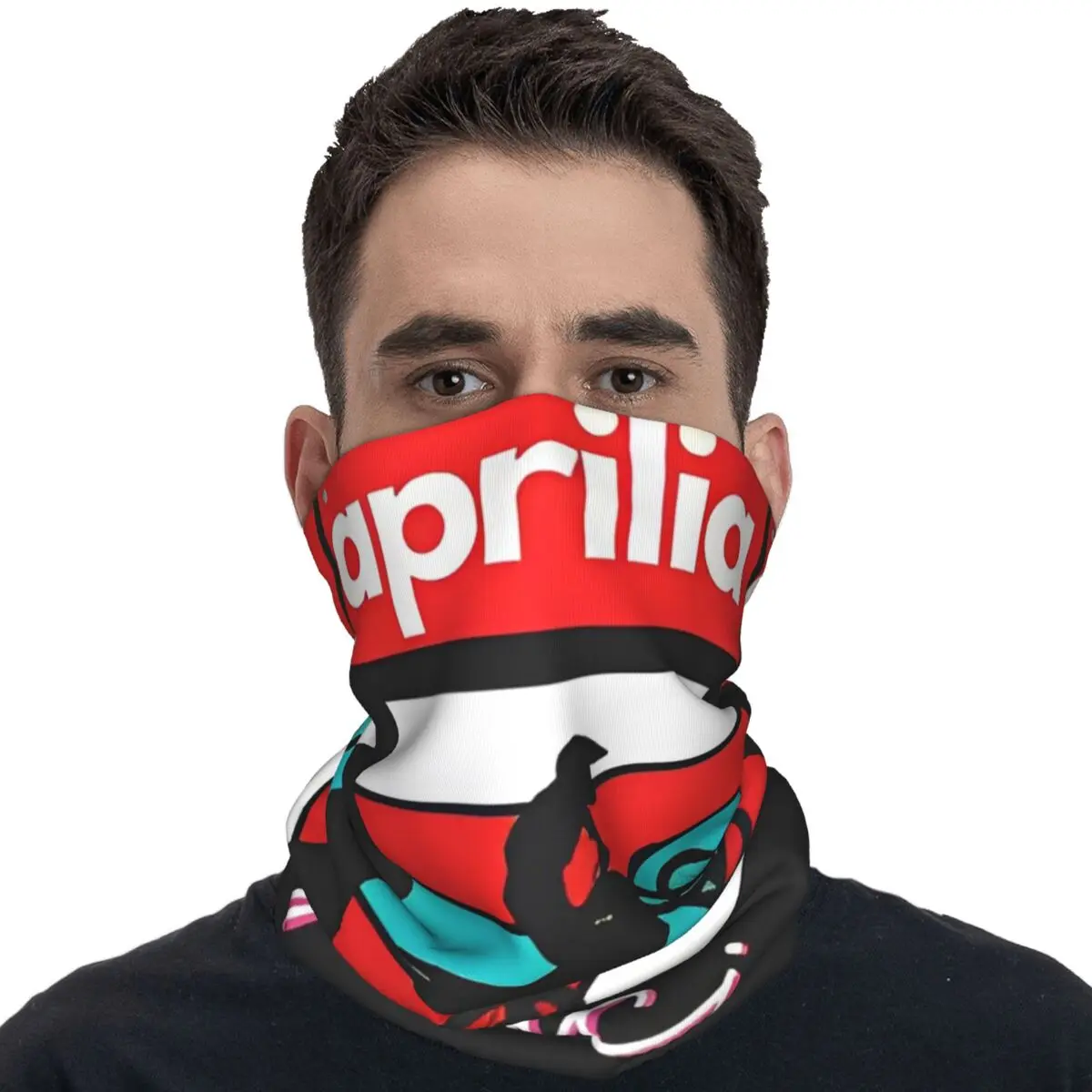 Masque de moto Aprilia Racing, cagoule punk, couvre-cou, couvre-visage, motif cagoule, mode, vélo, pêche, anti-UV