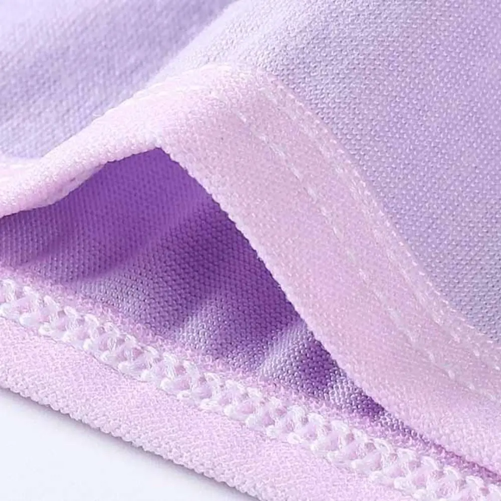 

6Pcs Sweet Candy Color Simple Panties Underpants Lingerie Underwear Women Breathable Mid Waist Briefs Teenagers