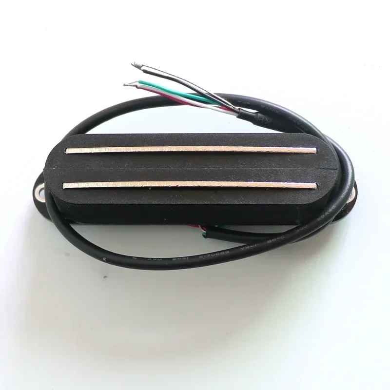 Black/white Twin Blade Dual Coil Single Guitar Pickup With Mid-Range Bright Tone