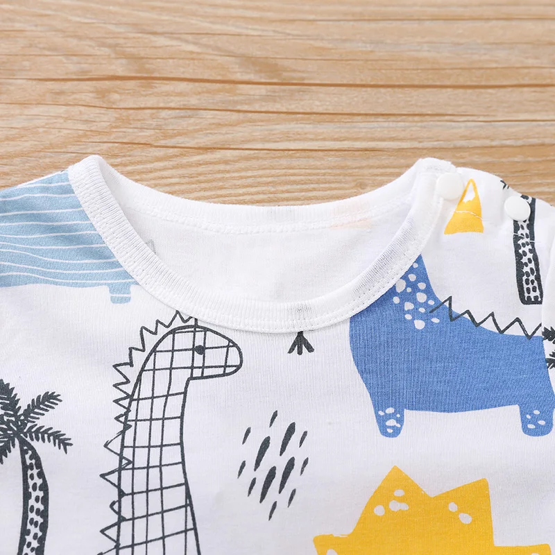 Jumpsuit bayi 0-12m, Jumpsuit lengan panjang kartun 3d, baju bayi baru lahir cetak katun nyaman dan lembut musim semi dan musim gugur