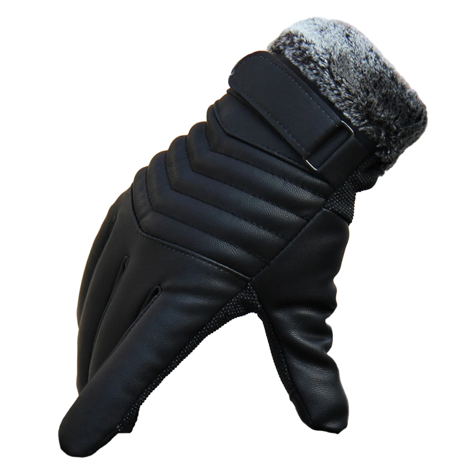 Men's Winter Snowboard Ski Gloves Textural Skin Feeling Surface Gloves Riding Tool for Sport Office Outside Business